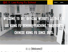 Tablet Screenshot of eyleekungfuschool.com